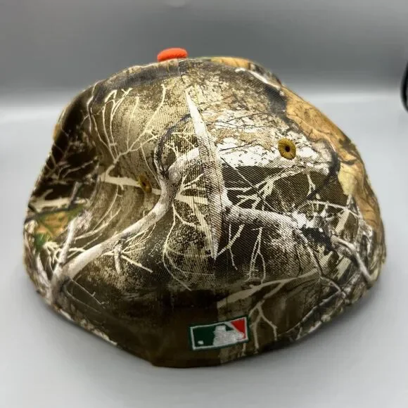 Jackie‎ Robinson Hat Men 7 1/2 Realtree Green 59Fifty New Era Fitted Cap